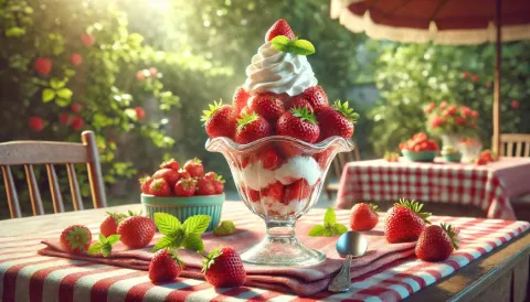 Sezon na lody truskawkowe uważamy za otwarty