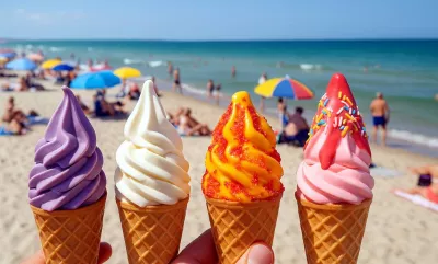 Wakacyjny lodowy szał na plaży nad morzem - czyli jak DYLEX rządzi letnimi deserami