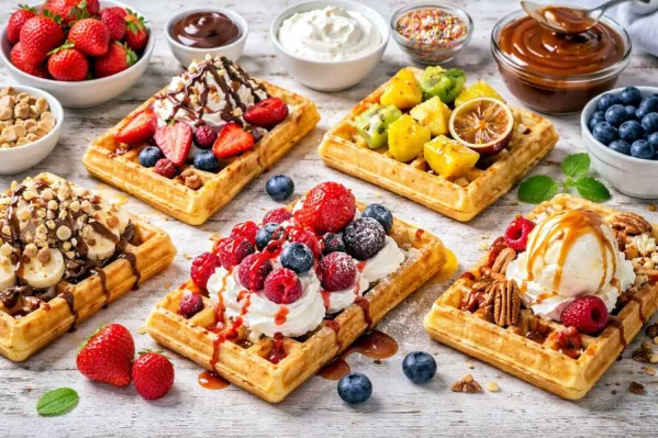 Kreatywne dodatki do gofrów biszkoptowych - jak podać je w wyjątkowy sposób?